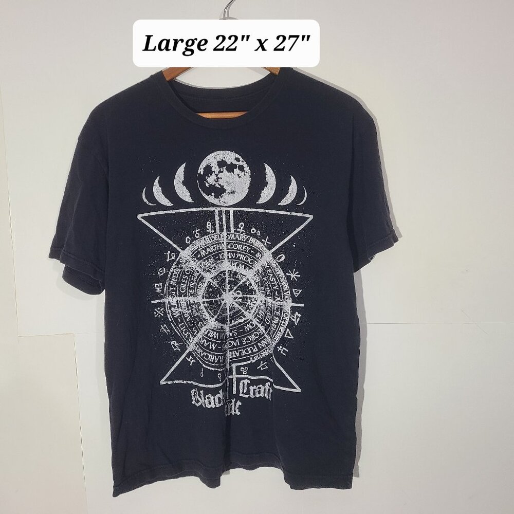 Black Craft Cult Moon Black Large T-Shirt
